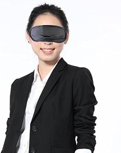 Anhua® 10 יחידים מסכת עיניים סיטונאית מכסה לילה כיסוי עיניים משחקי עיניים ישנים שחור שחור