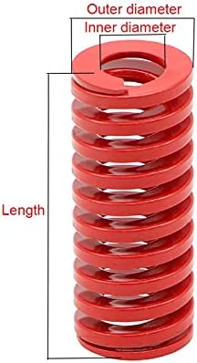 קפיצי דחיסה מתאימים לרוב התיקון i אדום בינונית עומס לחץ דחיסה קפיץ עובש עמוס עובש קפיץ קוטר חיצוני 30 ממ x קוטר