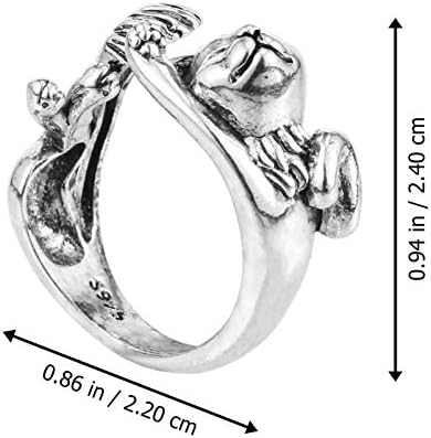 בציר טבעות בציר טבעות 10 יחידות סרוגה אצבע טבעת מתכת סרוגה טבעת מתכוונן סריגה טבעת חתול בצורת סרוגה סרוגה אביזרי