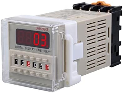 Buday DH48S-2ZH Time Controller ממסר זמן דיגיטלי עם קבוצת עיכוב אחת וקבוצה אחת של אנשי קשר מיידיים