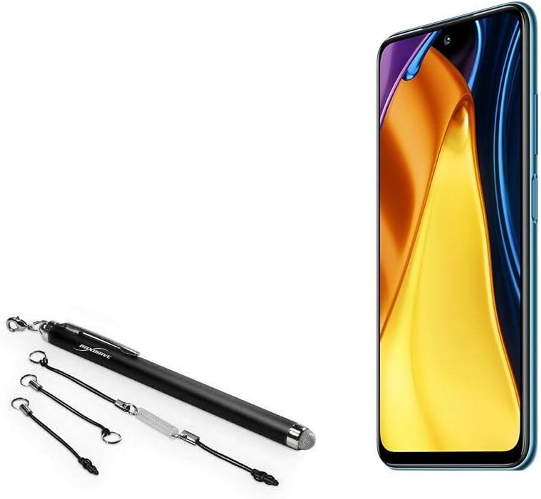 עט חרט בוקס גרגוס תואם לפוקו Xiaomi M3 Pro 5G - Evertouch Capacitive Stylus, קצה סיבים עט חרט קיבולי עבור