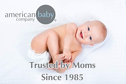 חברת תינוקות אמריקאית גופיית כותנה טבעית טבעית סרוגת סריגה ניידת/מיני-תאר, סלרי, נושם רך, לבנים ולבנות
