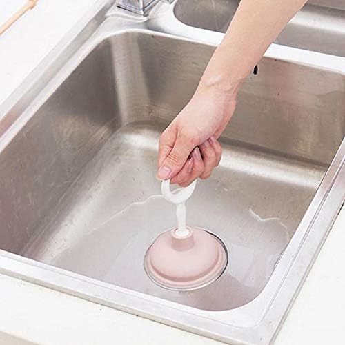 בוכנות לשימוש חוזר פלסטיק מטבח כיור אינסטלציה מכשיר אמבטיות ניקוז רצפת שיער סתימה מנקה כלי ורוד וביצוע