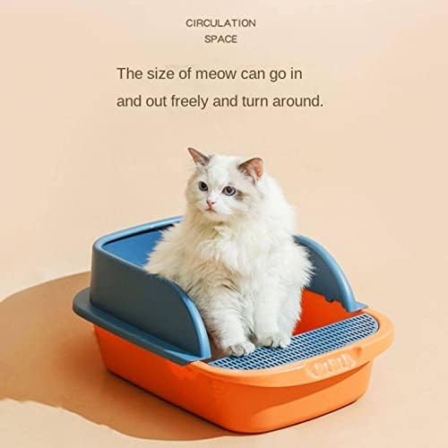 נה חצי סגור חתול ארגז חול גדול במיוחד להתיז הוכחה חתול אסלת חתול ציוד לחיות מחמד משלוח חתול האת המלטת,