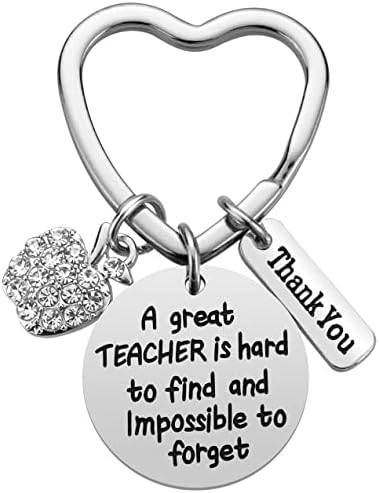 מורה הערכה מתנות-מורה מתנות לנשים, מורה גדול הוא קשה למצוא ואי אפשר לשכוח מורה מחזיק מפתחות,