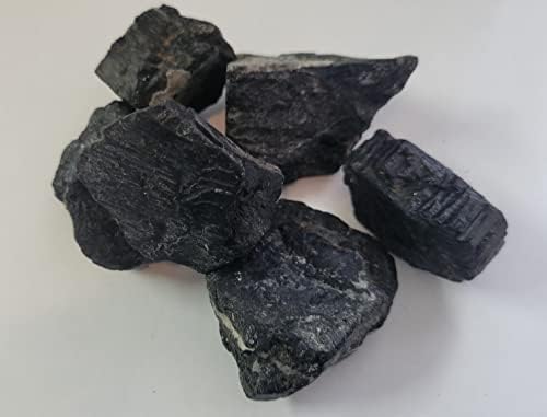 1/2 ליברות בתפזורת מחוספס שחור טורמלין קריסטלים מברזיל כיתה-גלם טבעי שחור טורמלין אבנים בתפזורת-קריסטל ריפוי