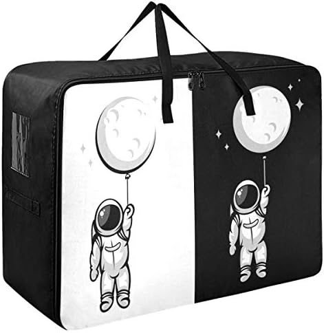 שקית אחסון בגדים לא משולבת לשמיכה - קיבולת גדולה של מארגני אסטרונאוט חמוד