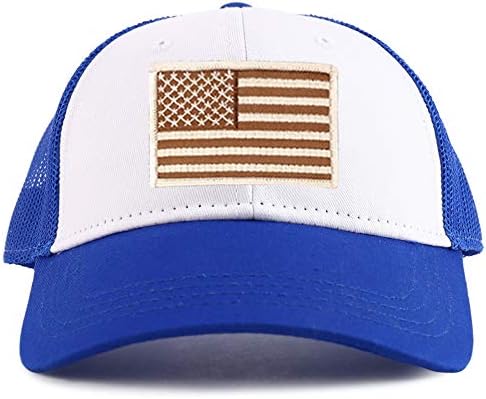 CRAMINCREW מדברי דגל אמריקאי דגל גודל נוער בגודל 6 פאנל משאית כובע בייסבול