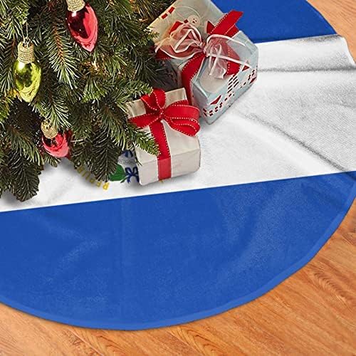 חצאית עץ חג המולד, דגל 30-48 אינץ 'של מחצלת עץ אל סלבדור לקישוטים לחג המולד קישוט