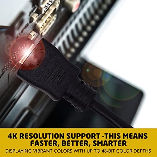 Brendaz Micro HDMI ל- HDMI מהירות גבוהה 4K כבל תואם עבור Canon EOS R6, M50 מצלמה נטולת מראה, PowerShot