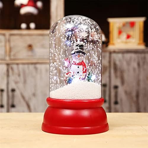תיבת מוסיקה גלובוס שלג חג המולד פנס שלג מוזיקלי USB סוללה LED שלג גלובוס פיות אורות פיות מנורה איש