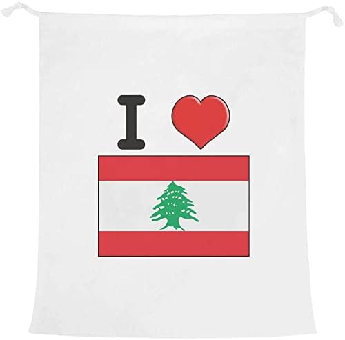 עזידה 'אני אוהב לבנון' כביסה/כביסה / אחסון תיק