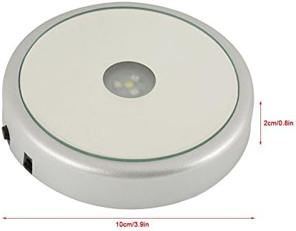 WAL Front 4 סוגים צבעוניים LED LED גביש גביש בסיס מעמד לקישוט הבית