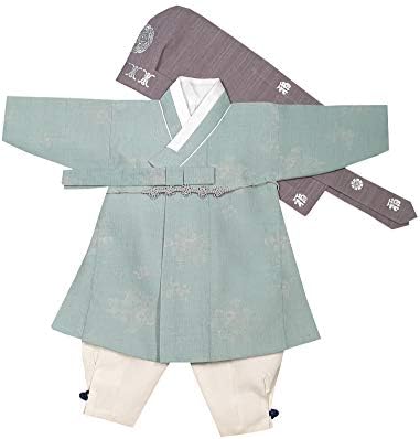 הילד הנבוק הקוריאני התינוק 100 הימים המאה הימים של המסיבה של באייקיל בגדים בגדים קלים חאקי 100