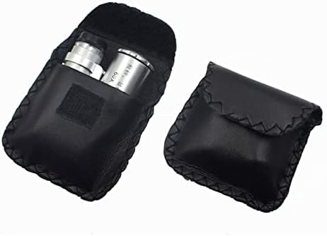 Pocket Magnifier 60X - מיני 60x מיקרוסקופ מגדלת עם כיס אור LED - גודל כיס לתכשיטנים זכוכית מגדלת