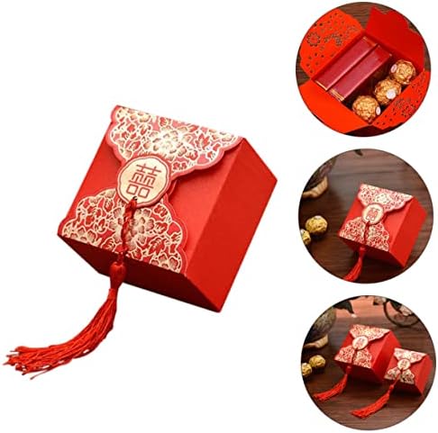 Hemoton 20 PCS אריזה קופסת מתנה שוקולד קנדי ​​קנדי ​​קנאת מתנה מכולות למתנות למתנות ממתקים ממתקים מסיבת
