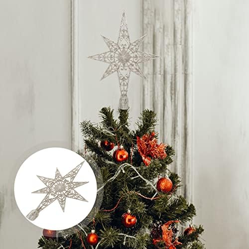 קישוטי חג המולד של טודמומיה עץ חג המולד טופר עץ חג המולד עיצוב כוכב כריטמאס טופר עץ כוכב לבר בבר חג המולד