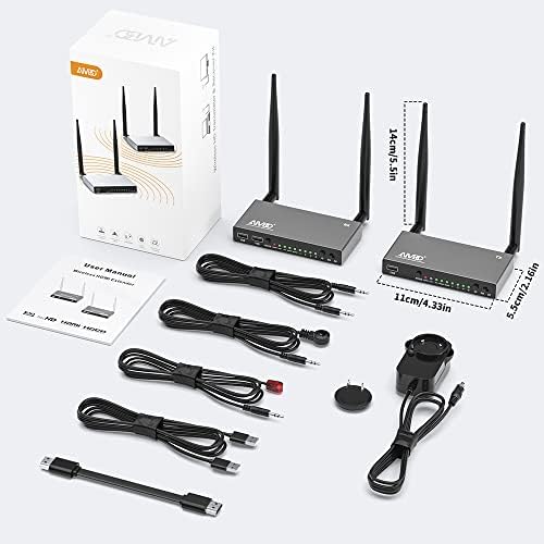 4 מקלטים ומשדר 1, Timbootech Wireless HDMI Extender
