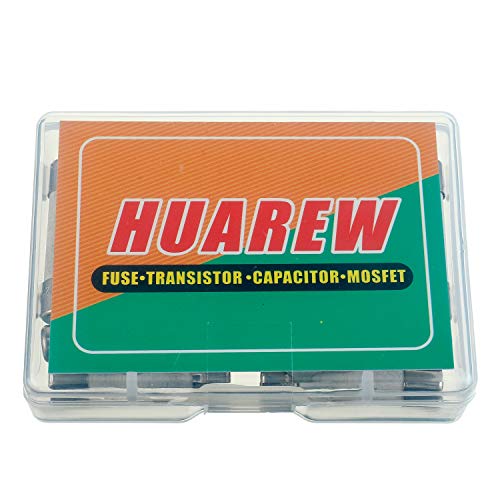 נתיך מיקרוגל Huarew 20 אמפר T20AL250V 20 PCS 6x30 ממ 0.24 x 1.18 אינץ 'נתיכי צינור קרמיקה איטי 20A 250V