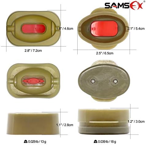 SAMSFX שיטת inline Feeders מוגדרים עם תבניות לשחרור מהיר לכלי מחזיק פיתיון דיג קרפיון