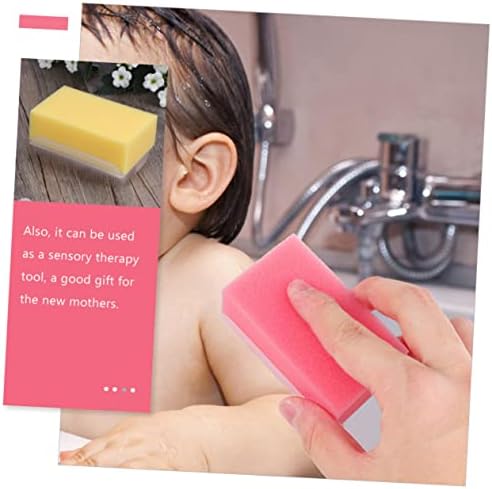 CIIEEEO 3PCS מגע מגע מברשת עיסוי סיליקון שיער שיער קרצוף אמבטיה ספוגי פעוטות אמבטיה ספוג תינוק אמבטיה