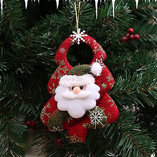 קישוט לחג המולד תלוי דלת חג המולד צעצוע מתנה צעצוע סנטה עץ עיצוב הבית סוללת גרלנד מופעלת 9 רגל