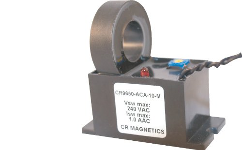 CR מגנטים CR9650-50-ACA-מ מתכוונן AC פלט הנוכחי להתחלף עם הרכבה מקרה, בדרך כלל פתוח, 240 VAC RMS, 0.59