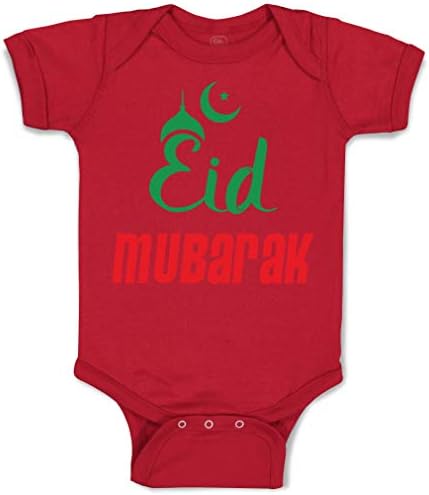 תביעת גוף תינוקות בהתאמה אישית עיד מובארק ערבית מצחיק כותנה כותנה ובגדי תינוקות