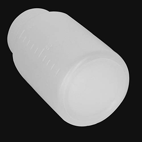 Bettomshin 10 חתיכות פלסטיק מעבדה ריקה גלילי גלילי מיכל כימי מגיב בקבוק פוליאתילן, 100 מל
