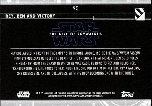 2020 Topps מלחמת הכוכבים העלייה של Skywalker Series 295 ריי, בן וכרטיס מסחר ניצחון