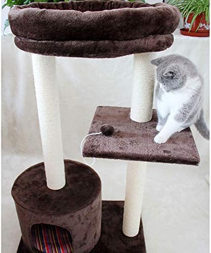 מולו חתול עצי חתול עץ מגדל, קטיפה טבעי חרב חתול עץ חתול טיפוס מסגרת ללבוש עמיד שריטה עמיד עמיד חתול
