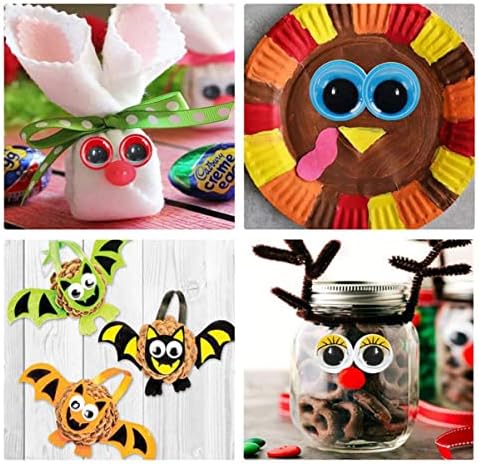 צעצועים של בעלי חיים של טוינדונה צעצועים חיה 2 סטים של Googly Craft Wiggle Eye עיניים גוגיות מתנודדות