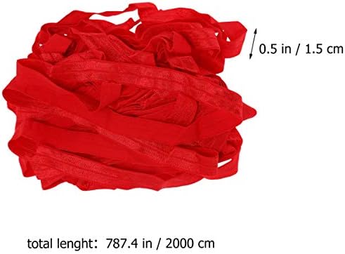 3 יחידות תפירת בגדי לולאת אוזניים להקת חנות יצירה רחבה Red.cm אביזרים.מ 'להקות מ' הפגיז כפול קלוע גמישות