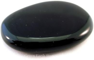 אבן דקל שחורה אחת עם כיס עם כיס