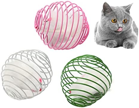 Ipetboom 3pcs rj קטיפה עכברים לחתול צעצועים לחתלתול צעצועים חתול וצעצוע צעצוע משחק לחתול כלוב צעצועים לחתול
