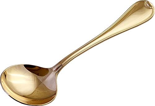 Luckywood 0-19313-060 Spoon Tiara, Gold Gold, Bouillon Spoon