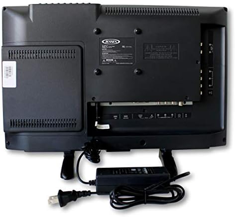 JENSEN JTV1917DVDC 19 אינץ 'RV LCD LED טלוויזיה עם נגן DVD לבנייה, ביצועים גבוהים רחבים 16: 9 פאנל