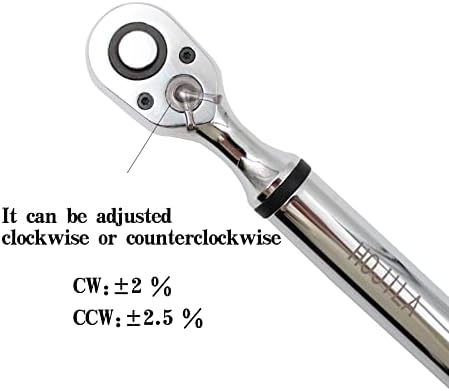 כונן הוג'ילה 1/2 אינץ 'מפתח ברגים מומנט דיגיטלי, 7.4-147.5ft-lb