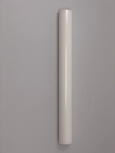 מוט עגול קופולימר אצטלי עגול 1 קוטר, אורך 12 - צבע לבן