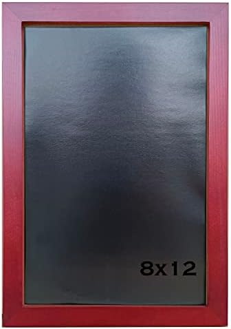 ZXT-Parts 8x12 מסגרת תמונה אדומה. עץ מוצק, 2 לוחות אקריליים, חתיכת נייר נחושת, יכולים להציג