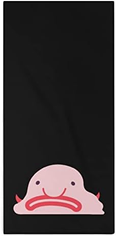 מגבת כביסה מצחיקה של דגי דביקה 28.7 X13.8 מטליות פנים סיבי סופר -סיבים מגבות סופגות מאוד מגבות