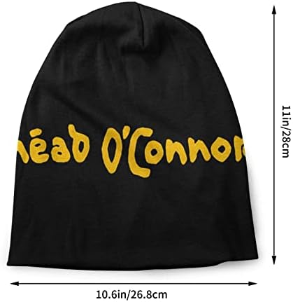 סינאד אוקונור לוגו כובע כובע סריגה כובעי סריגה בקיץ חורף סרוגים לנשים שחור שחור שחור שחור