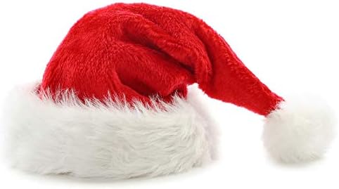 כובע מפואר רך שמלת סנטה חג המולד כובע אולטרה חופשה עבה כובעי בייסבול קטיפה חמודים