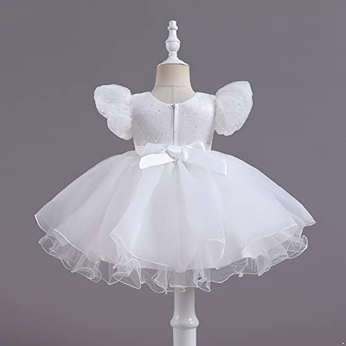 Runqhui תינוקת קטנה למסיבת חתונה שמלת שושבינה שמלת יום הולדת תחרות שמלת פרח רשמית שמלות פרח