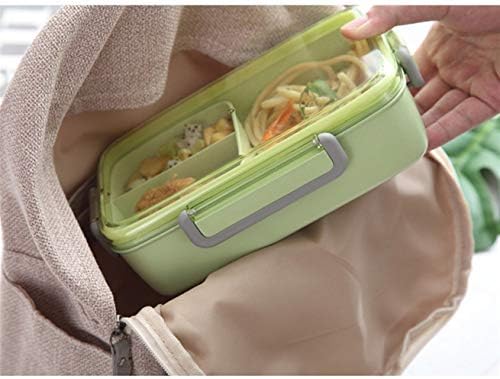 קופסת ארוחת צהריים במיקרוגל סריג עצמאי דליפה סריג בנטו קופסת ארוחת צהריים לילדים Bento Box מיכל אוכל נייד
