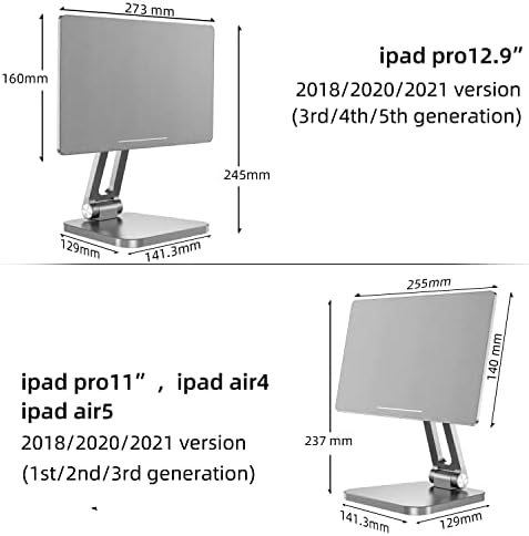 Xunmej עבור iPad Pro 11 אינץ '1/2/3/3 Gen ipad Air 4th Stand מגנט