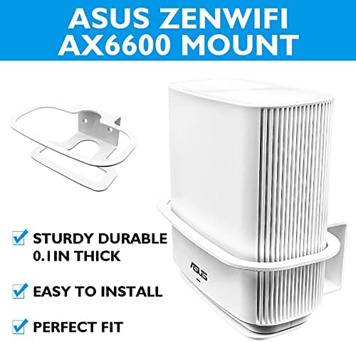 מחזיק קיר Zenwifi AX6600 מחזיק קיר, מיוצר מעמד קיר מתכת יציב, תואם לזנווויפי גרזן רשת משולש שלם