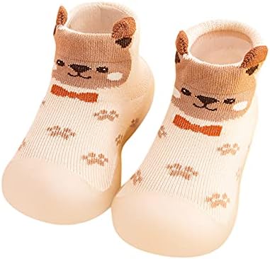 פעוט לסרוג גרבי ילדים בנות גומי תינוק בלעדי נעל נעלי בני רך גרב מוצק חם תינוק נעליים פעוט נעלי בני