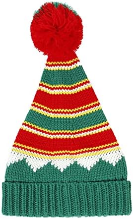 חג המולד כובע ילדים חג המולד כובעי חיצוני חג המולד סרוג כותנה כובעי קרם הגנה ריצה ספורט חם כובע