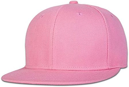 1990 יוניסקס רגיל שטוח ברים להתאים בייסבול כובע ריק סנאפבק מוצק צבע כובע